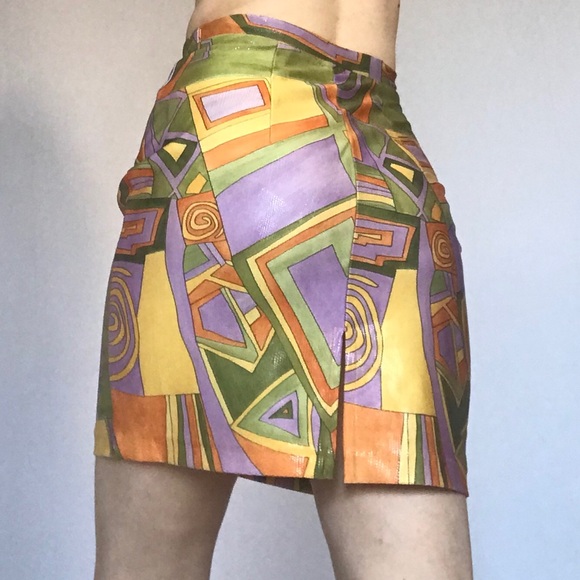 Vintage graphic skirt✴️🌀💜 - Picture 2 of 8